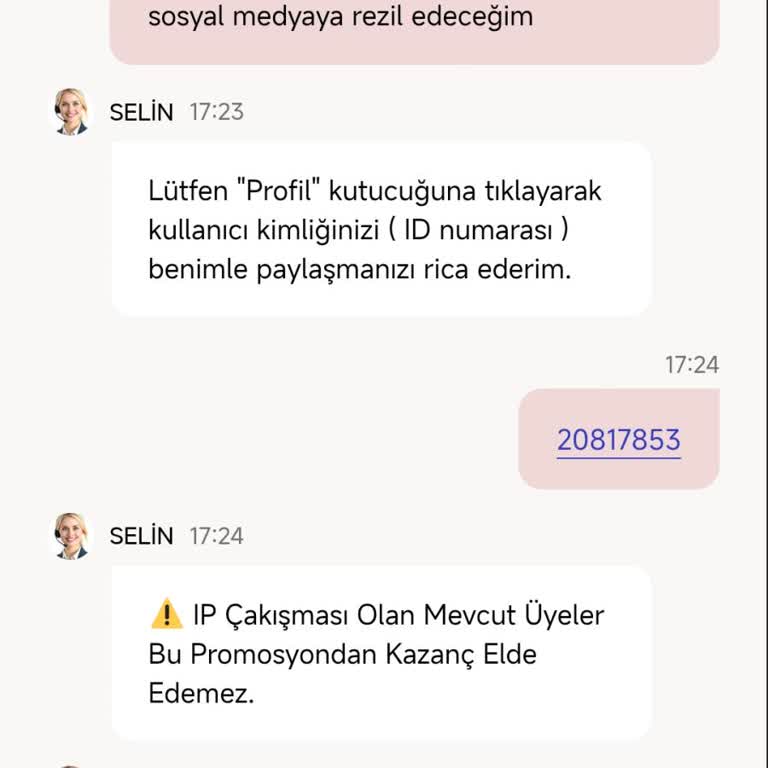 IP Adresi Gerekçesiyle Bonus Çekim İptali Ve Hesap Silinmesi