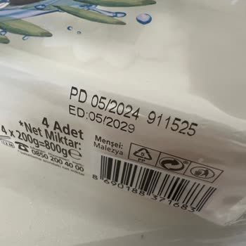 Kötü Koku Yapan Zeytinyağlı Sabun Değişim Talebi