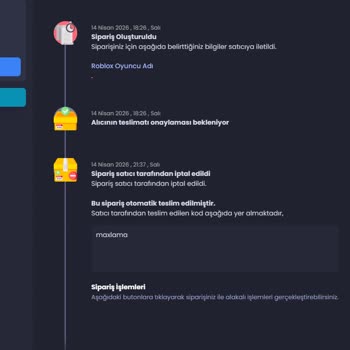 Satıcı Hesabımdaki Eşyaları Çaldı Ve Itemsatis.com Sorumluluk Almıyor