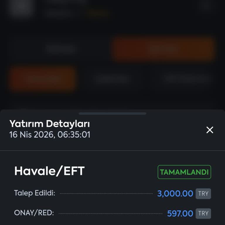 3000 TL Havale İşleminde 598 TL Yansıyınca Eksik Tutar Ve İlgisiz Destek