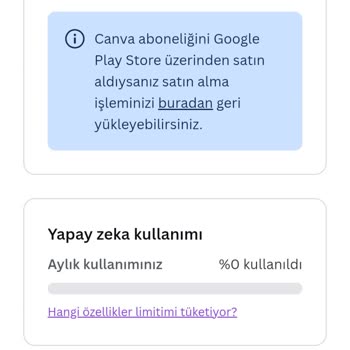 Canva Ücretsiz Öğretmen Sürümü Tanımlanmadı, Kartıma Yetkisiz Çekim Yapıldı