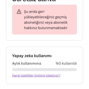 Canva Ücretsiz Öğretmen Sürümü Tanımlanmadı, Kartıma Yetkisiz Çekim Yapıldı