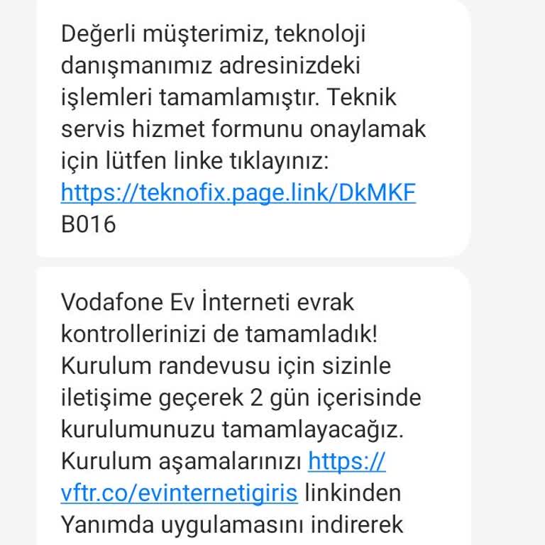Vodafone Net Kurulumunda Süre Aşımı Ve Acil Çözüm İsteği