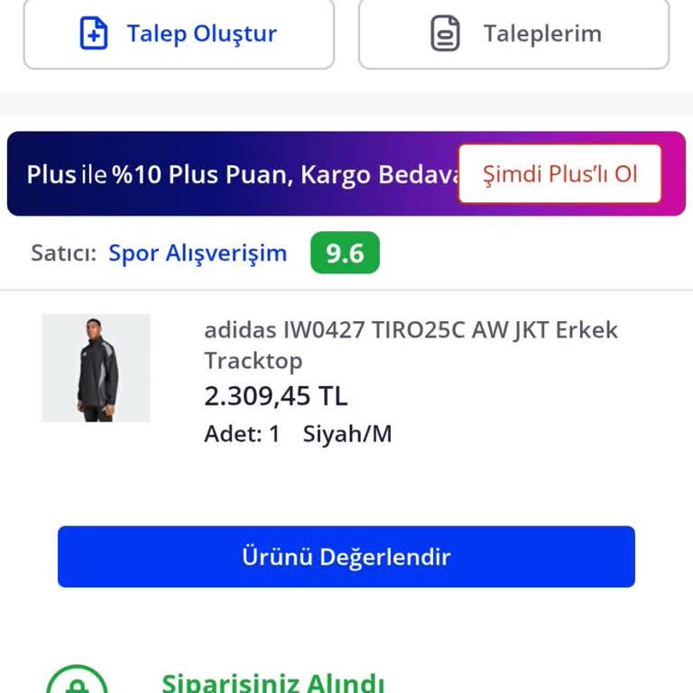 Sporalisverisim.com Siparişim 7 Gün Geçmesine Rağmen Kargoya Verilmedi Ve Bilgilendirme Yok