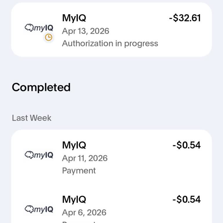 MyIQ Has Charged Me Incorrectly - I Want A Refund