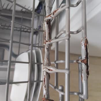 Bulaşık Makinesi Sepetlerinde Hızlı Paslanma Ve Kırılma