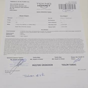 Ayıplı Iphone 17 Değişim Talebi Ve Teknosanın Onarım Zorlaması