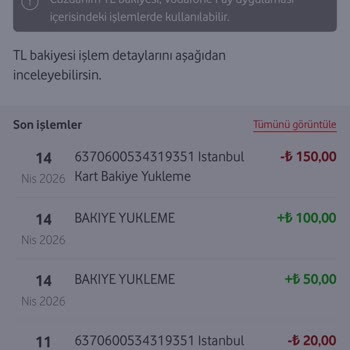 Vodafone Pay Cüzdanıma 750 TL Kodunun Yüklenmemesi Ve Müşteri Hizmetleri Sorunu