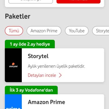 Vodafone 5G Tarifemde 3 Aylık Ücretsiz YouTube Premium Hakkı Aktif Edilmedi