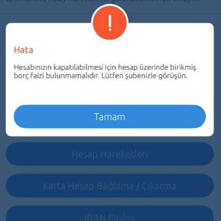 Online Vadesiz Hesap Kapatılamıyor, Sistem Hatası Şubeye Zorunlu Yönlendiriyor