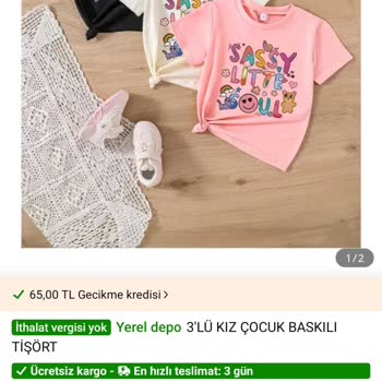 Baskısız Ve Renk Farklılığıyla Gelen Çocuk Tişörtlerinde Değişim Yok