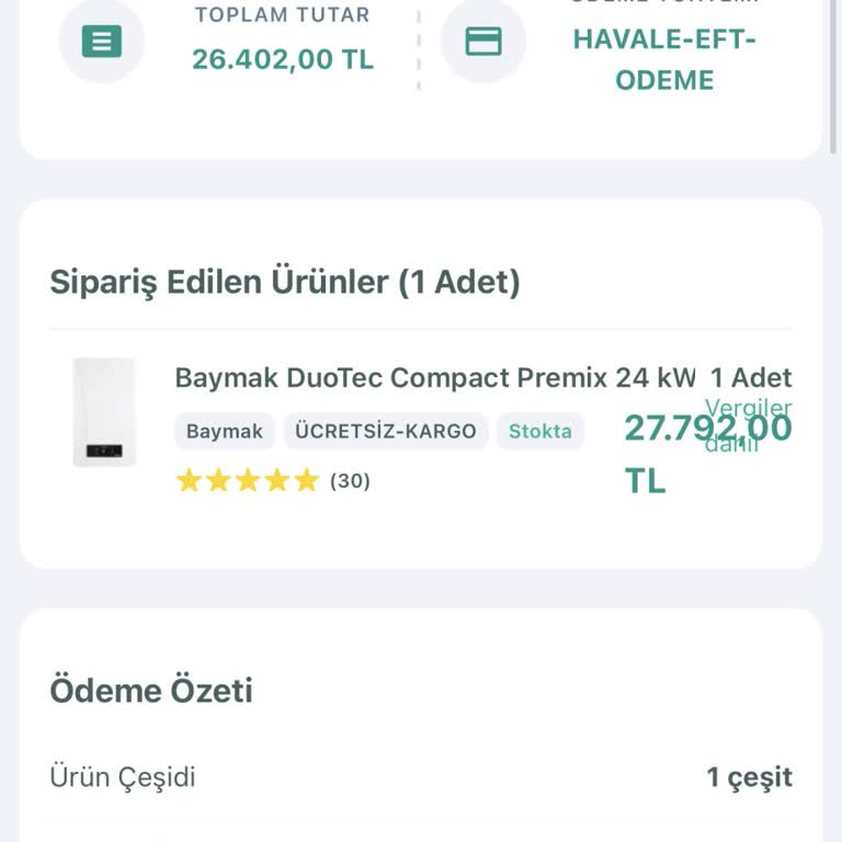 Mevsimmarket.com Kombim Kargoya Verilmedi, Acil Takip Bilgisi İsteniyor
