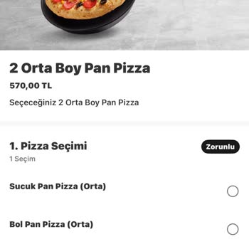 Domino's Pizza Görseldeki Malzeme Zenginliğiyle Uymayan Sipariş