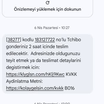 Kolay Gelsin Kargo İle Teslim Edilmeyen Tchibo Siparişi Ve Sürekli Gecikmeler