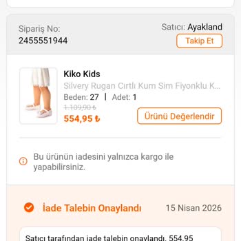 Hepsijet Teslim Edilmeyen Ayakkabı Ve Silinen 250 TL ParaPuan