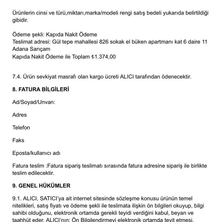 İade Sürecinde Kargo Ücreti Kesilmesi Yasalara Aykırı