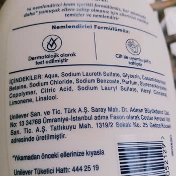 Dove Nemlendirici Sıvı Sabununda Ciltte Kabarcık Ve Kaşıntı Şikayeti