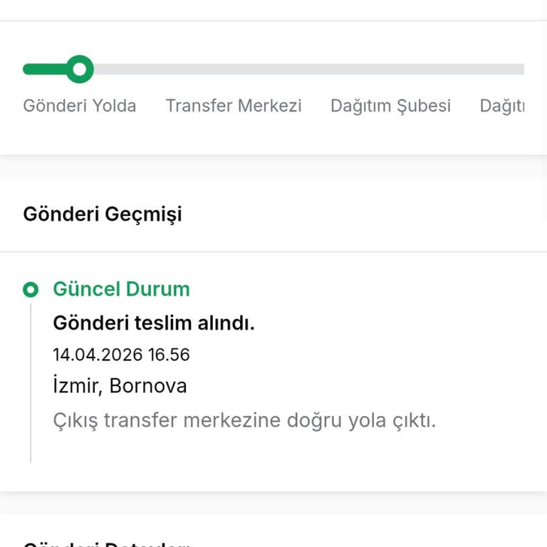 Aras Kargo’da Şehir İçi Teslimat Gecikmesi Ve Bilgi Eksikliği