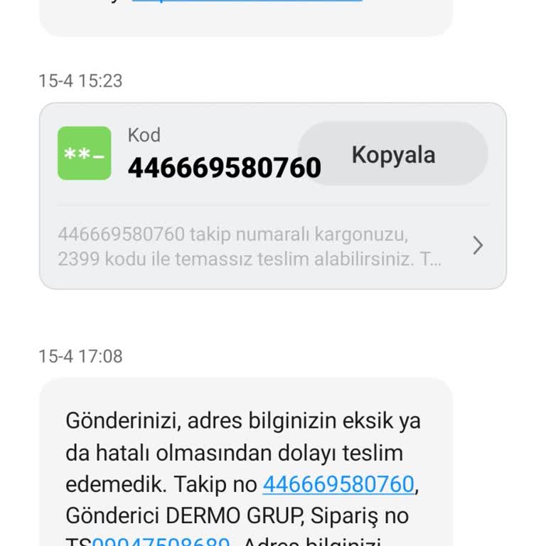 DHL Kargo Taşoluk Şubesinin Hatalı Adres İddiası Ve Teslimat Gecikmesi