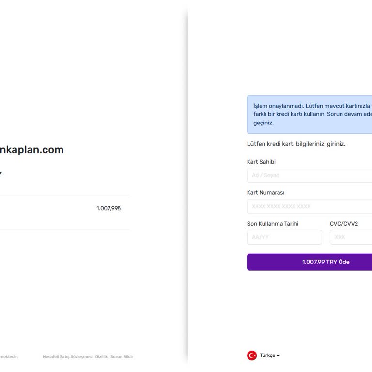 Yeterli Bakiye Varken İşlem Onaylanmadı