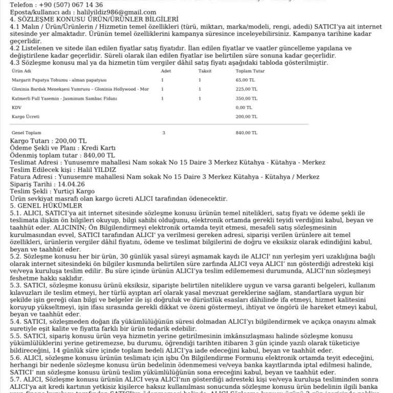 Kredi Kartı Ödemesi Yapıldı, Sipariş Gönderilmedi Ve İade Bekleniyor