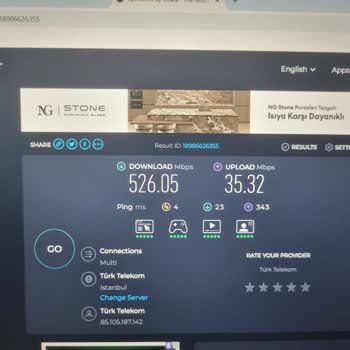 Sözleşmeli 1000 Mbps Fiber Hattımda Sürekli Hız Düşüşü Ve Kesintiler