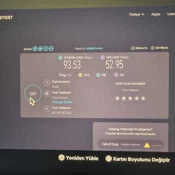 Sözleşmeli 1000 Mbps Fiber Hattımda Sürekli Hız Düşüşü Ve Kesintiler