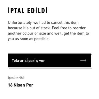 Adidas'tan Stokta Olmayan Ürün Satışı Ve Gecikmeli İptal Mağduriyeti