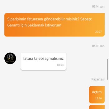 Fatura Talebi 9 Kez Geri Döndü, Trendyol Ve Satıcı Çözüm Sunamıyor
