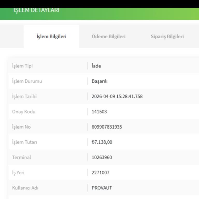 Intersport Param Kart İade Gecikmesi Ve Doğrulama Kodu Sorunu