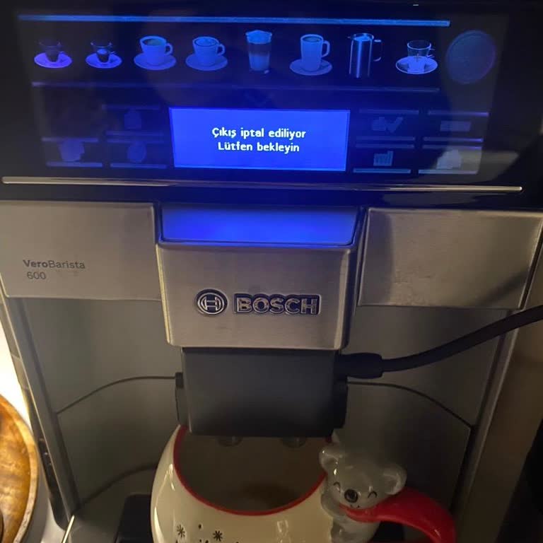 Bosch Kahve Makinesinde Çıkış Hatası Sürekli Devam Ediyor Ve Ürün Değişimi Talebi