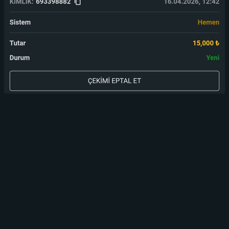 Casino Kralı’nda 15.000 TL Çekim Talebimin Banka Hesabına Yatırılmaması