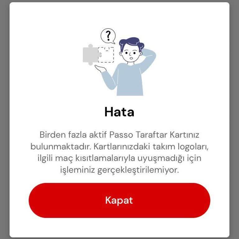 İptal Edilen Passolig Kartım Hâlâ Aktif Ve Bilet Alımını Engelliyor