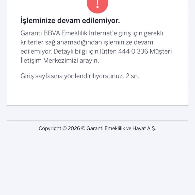 Garanti BES Mobil Uygulamasına Erişim Kesilmesi Ve Sözleşme Görünmeme Sorunu