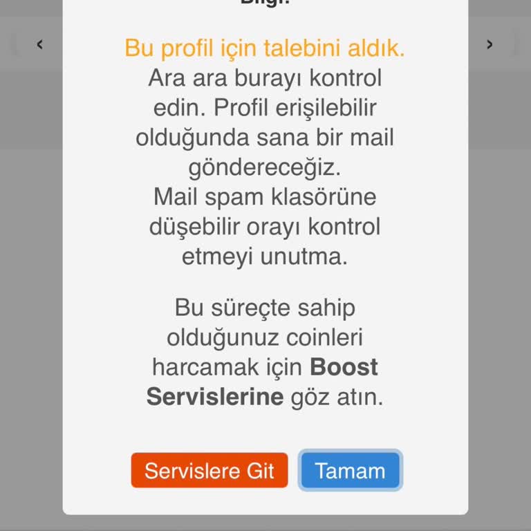 Ödenen Gizli Profil Özelliği Aktif Olmadığı İçin İade Talebi