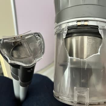 Kırılan Toz Haznesi Garanti Kapsamına Alınmadı, Yedek Parça Yok