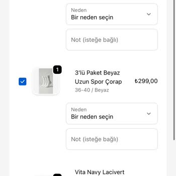 Beden Sorunu Ve İade İsteğine Cevap Gelmedi
