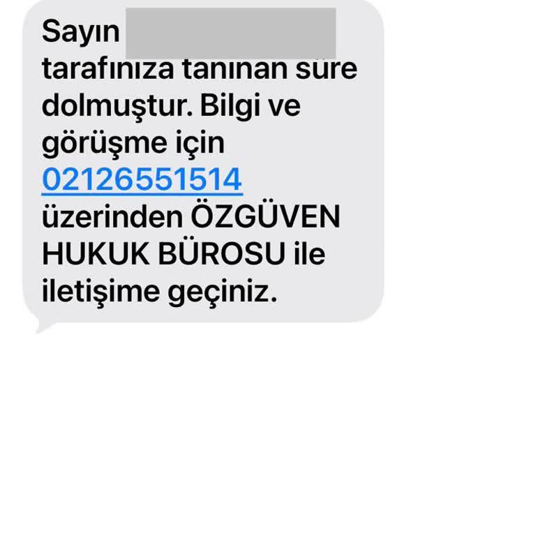 Kişisel Verilerime Yetkisiz Hukuki SMS Gönderimi Ve Bilgi Talebi