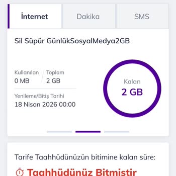 15 GB'lik İnternet Paketi Eksikliği Ve Haksız Aşım Ücretleri