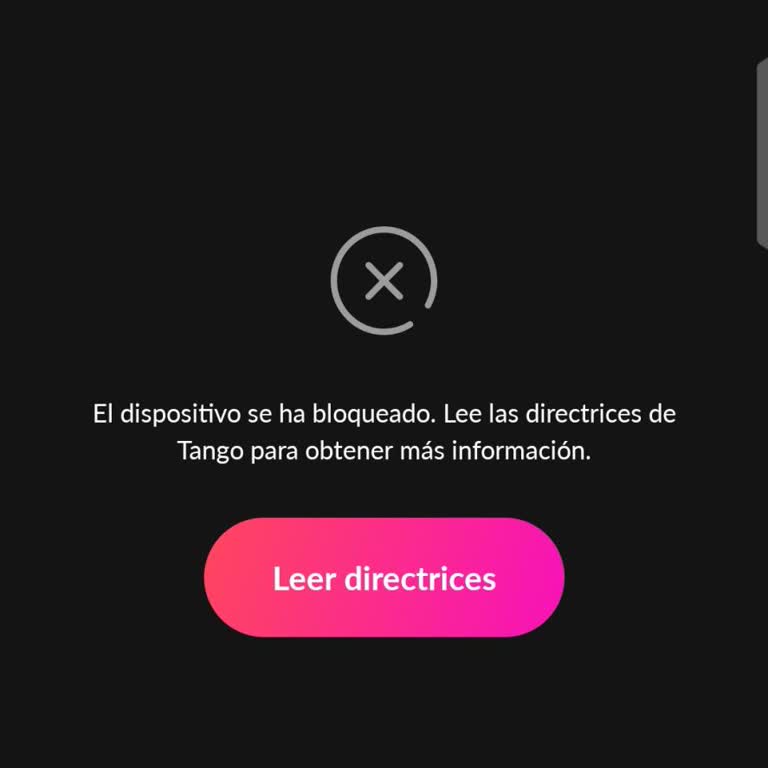 Suspensión injusta en Tango Live con fondos retenidos sin explicación