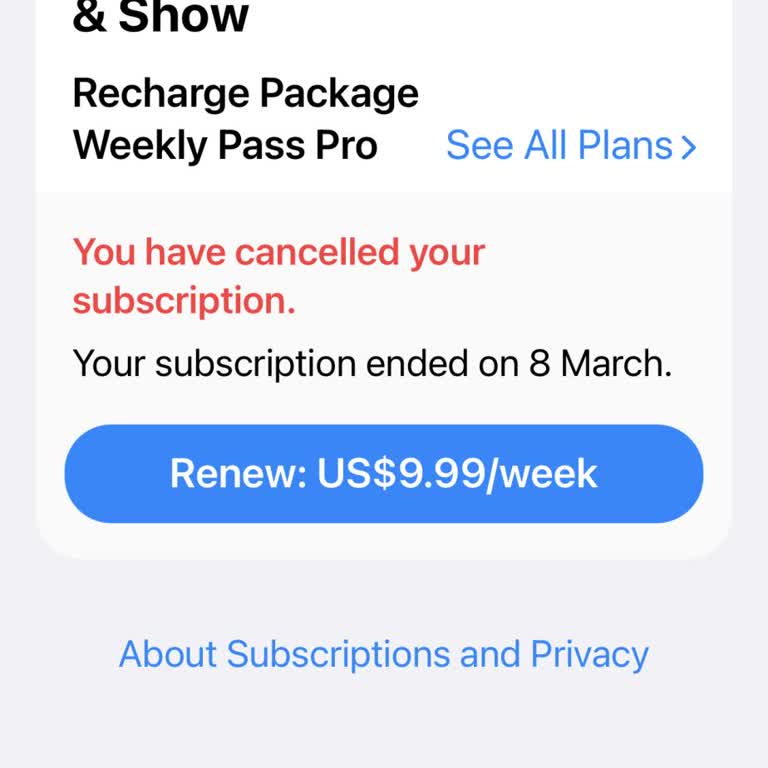 ShortMax Charges After Cancellation