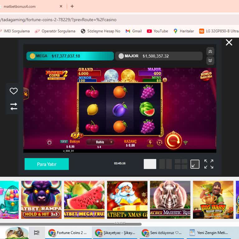 Matbet Fortune Coins 2 Oyununda İstatistiksel Manipülasyon Ve LOG Erişimi Engeli