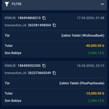 Altaybet'te Kazancım Haksız Yere Silindi ve Çekim Reddedildi