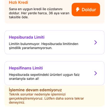 Hepsifinans Hesap Özeti Erişilemiyor Ve Kredi Bilgileri Görülemiyor