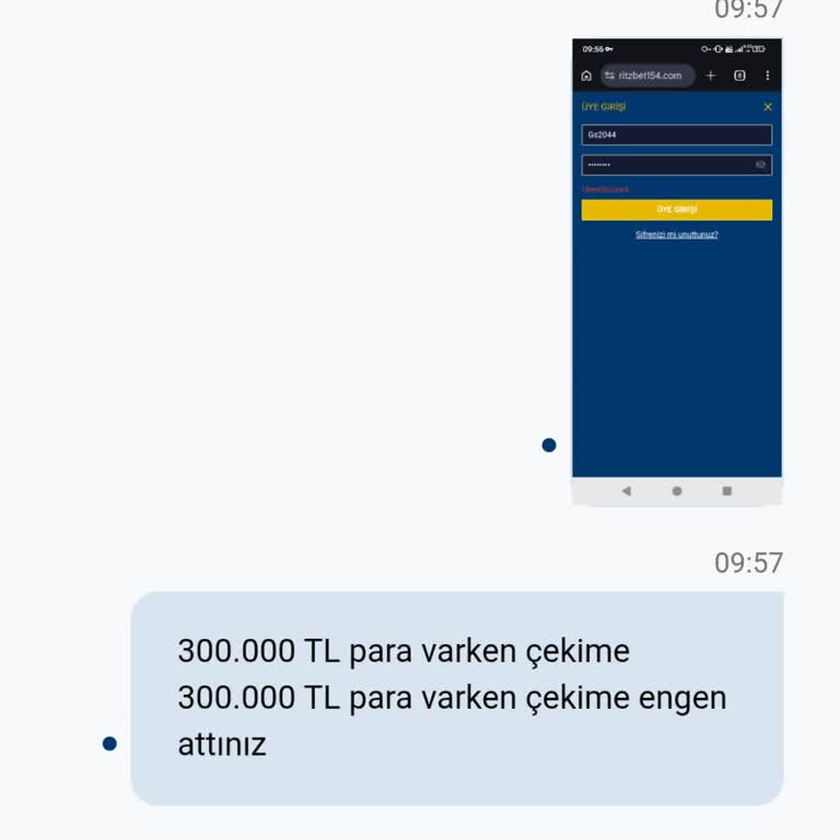 Ritzbet Haksız Şekilde 250.000 TL Bakiyemi Sildi