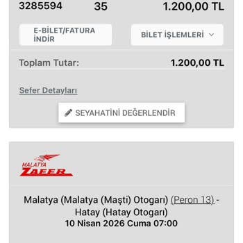 Otobüs Arızası Nedeniyle Cenazeye Geç Kalan Yolcunun 1200 TL İadesi Talebi