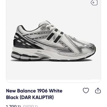 B&G Sportive Orijinal Olmayan New Balance 1906 Gönderildiği İçin İade Ve Tam Geri Ödeme Talebi