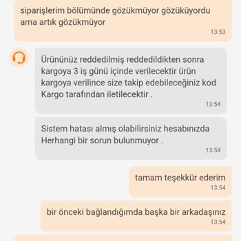 Bershka Ürünlerimin Yanlış İadesi Ve 13 Günlük Gecikme