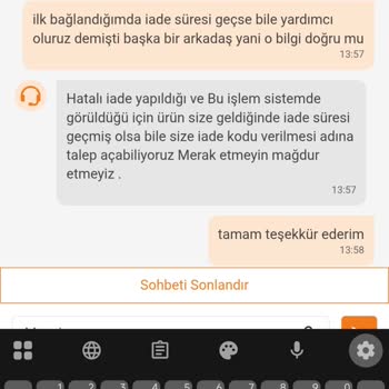 Bershka Ürünlerimin Yanlış İadesi Ve 13 Günlük Gecikme
