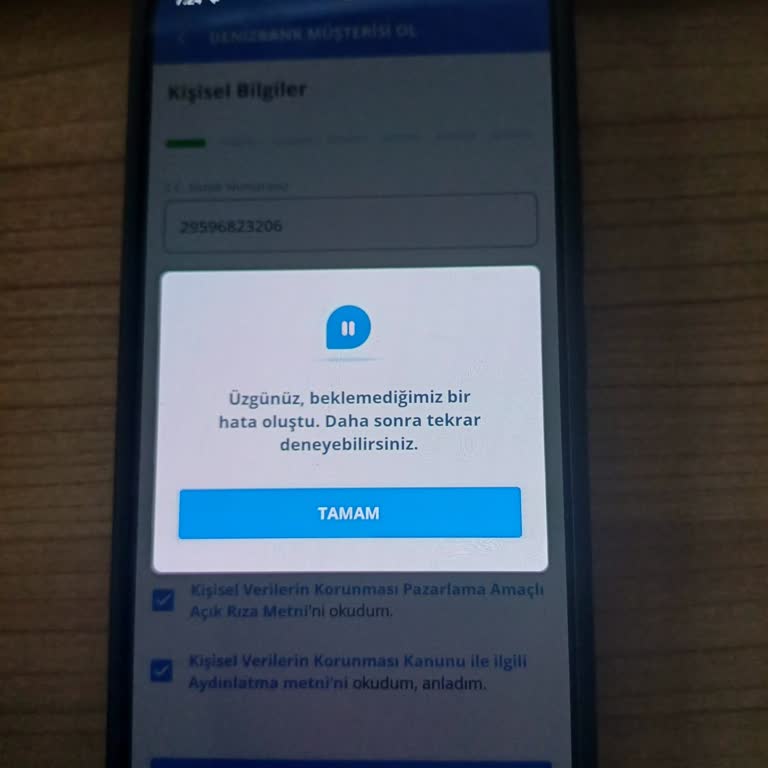 Denizbank Mobil Bankacılık Üyeliği Sorunu 4 Ayda Çözülmedi